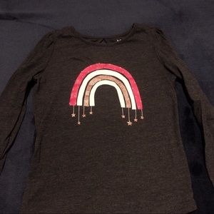 Girls rainbow top